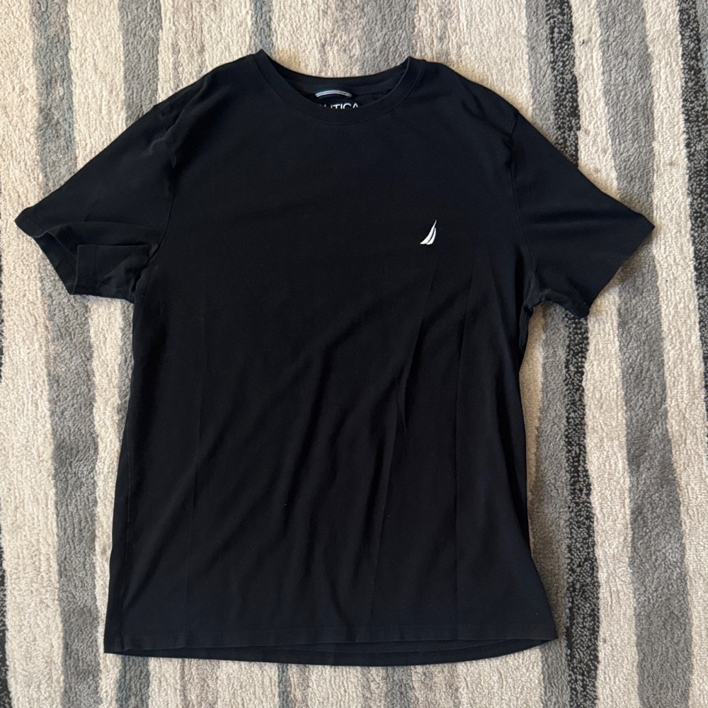 Nautica Men's Classic Black Tee